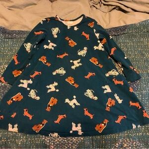 Hanna Andersson Blue Dog Print Dress